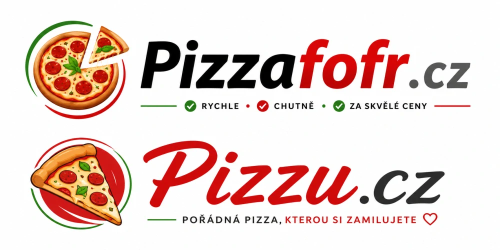 PizzaFofr.cz + Pizzu.cz – 2 .cz domény pro pizzerii, rozvoz pizzy a gastronomické projekty
