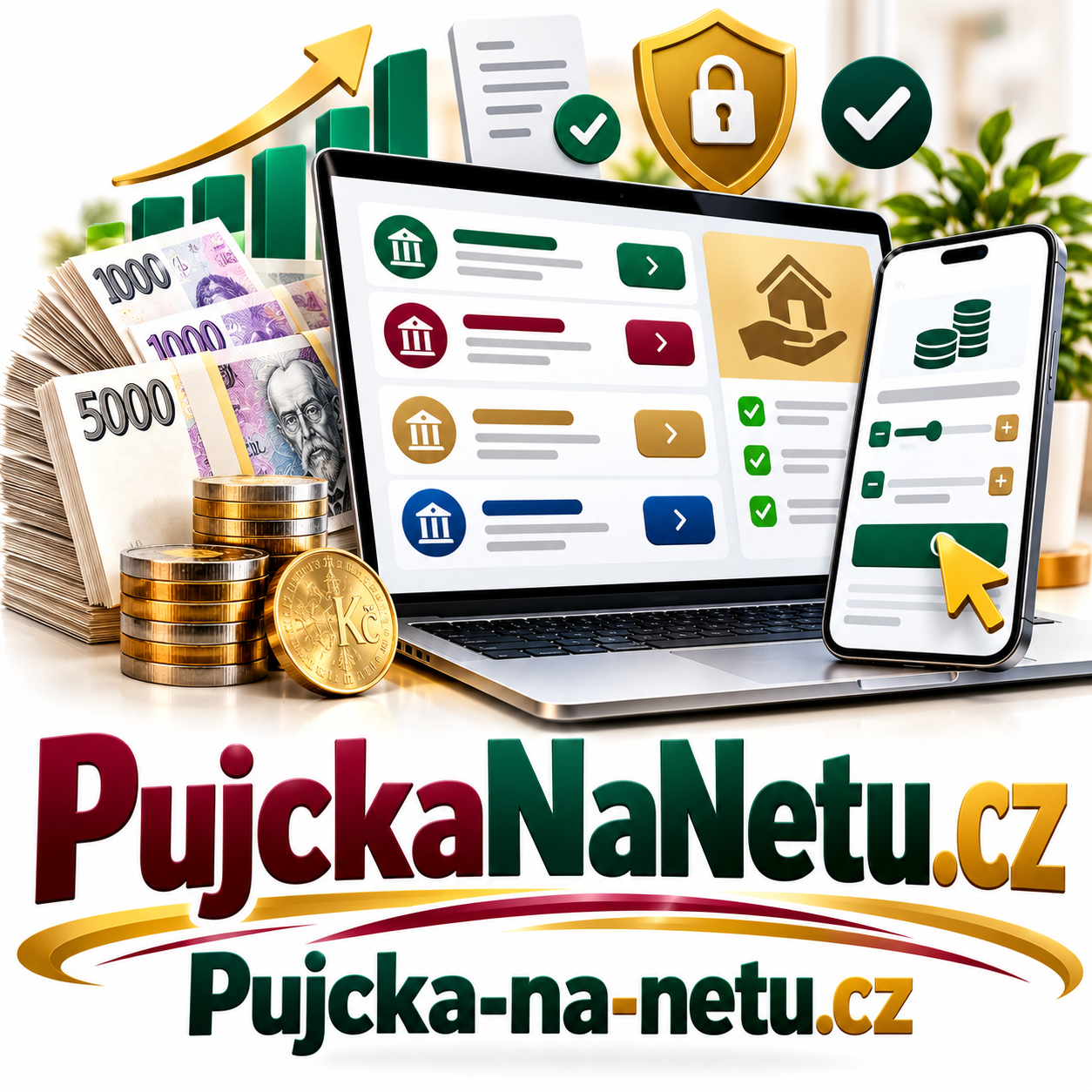 PujckaNaNetu.cz + Pujcka-na-netu.cz – 2 atraktivní .CZ domény pro online půjčky, úvěry, finanční srovnávače a zprostředkování financování