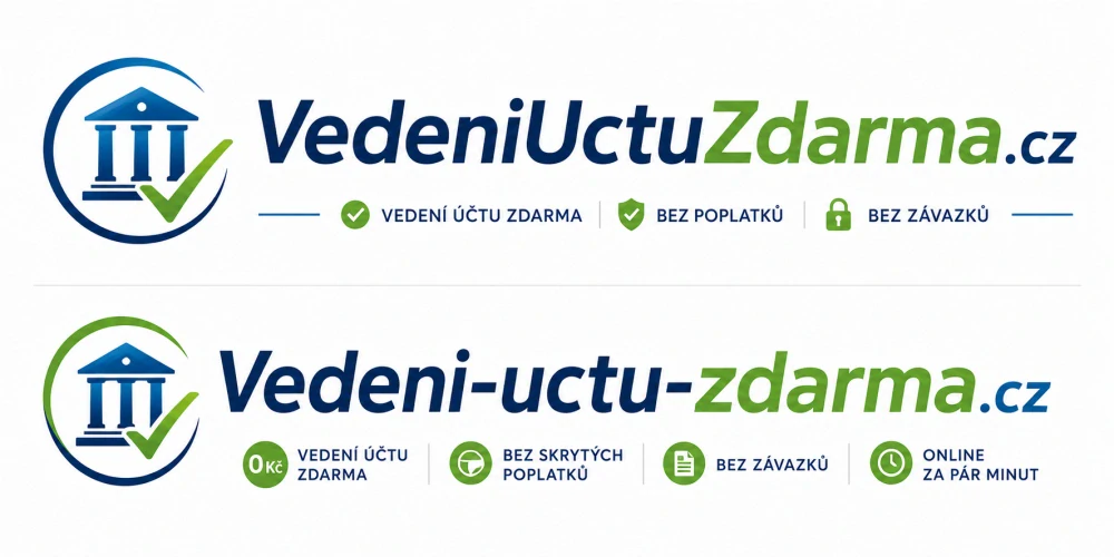 VedeniUctuZdarma.cz + Vedeni-uctu-zdarma.cz – prémiový balíček domén pro bankovní účty a finanční srovnávače