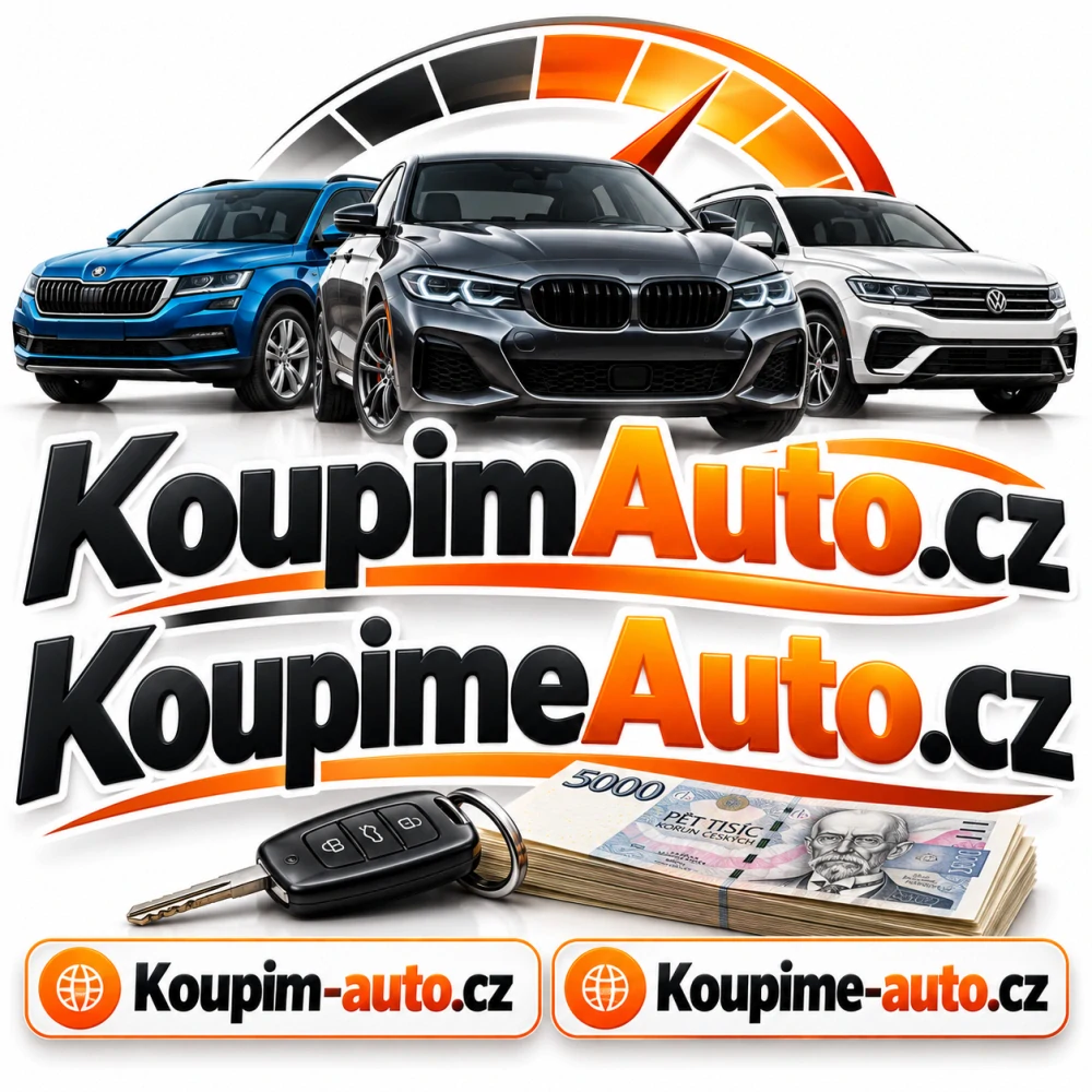 KoupimAuto.cz + KoupimeAuto.cz – 4 atraktivní české domény pro výkup automobilů a autobazary