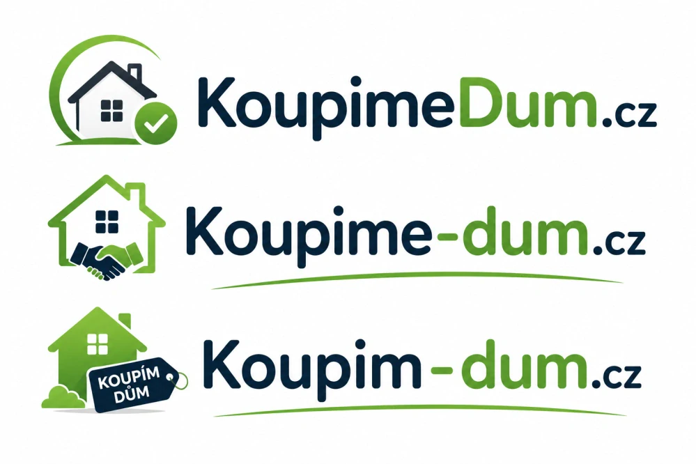 KoupimeDum.cz + Koupime-dum.cz + Koupim-dum.cz – 3 .cz domény pro výkup domů a realitní služby