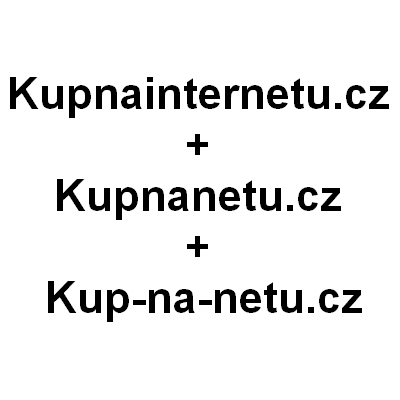 Kupnanetu.cz + Kup-na-netu.cz +Kupnainternetu.cz
