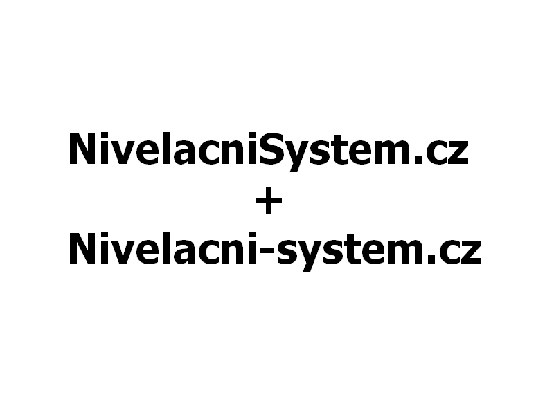 NivelacniSystem.cz + Nivelacni-system.cz