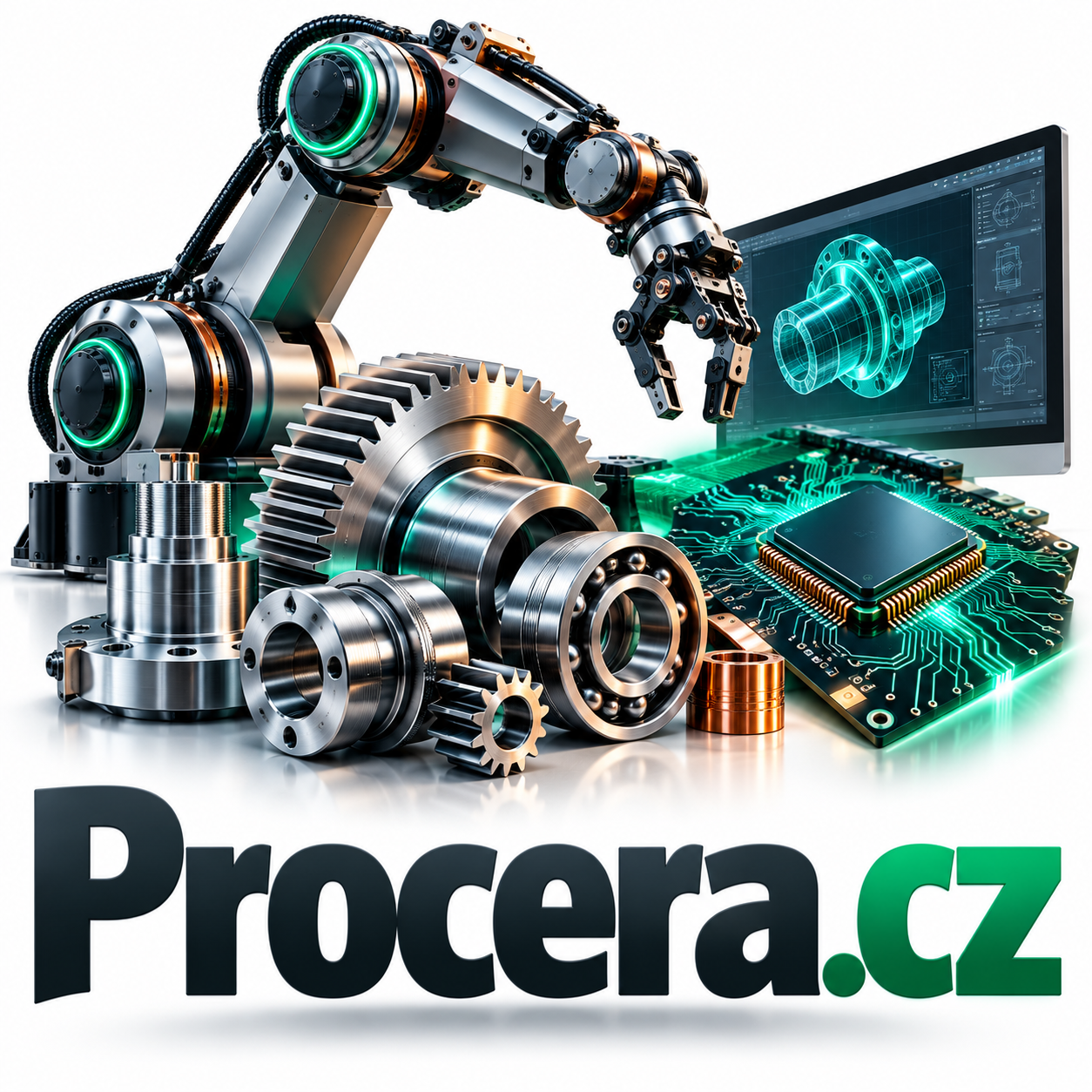 Procera.cz – krátká a elegantní .CZ doména pro technologie, průmysl, strojírenství a moderní podnikání