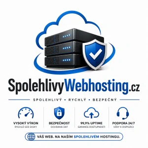 SpolehlivyWebhosting.cz + Spolehlivy-webhosting.cz – prémiový balíček domén pro webhosting a IT služby