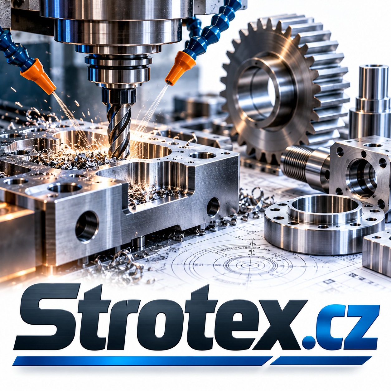 Strotex.cz – prémiová 7písmenná .CZ doména pro strojírenství, kovovýrobu, průmyslové technologie a technický e-shop