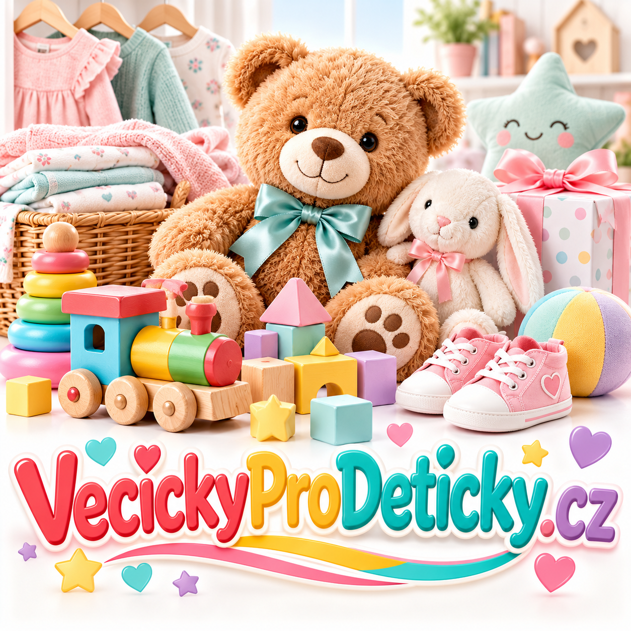 VecickyProDeticky.cz – atraktivní .CZ doména pro dětský e-shop, hračky, oblečení, kojenecké potřeby a dárky