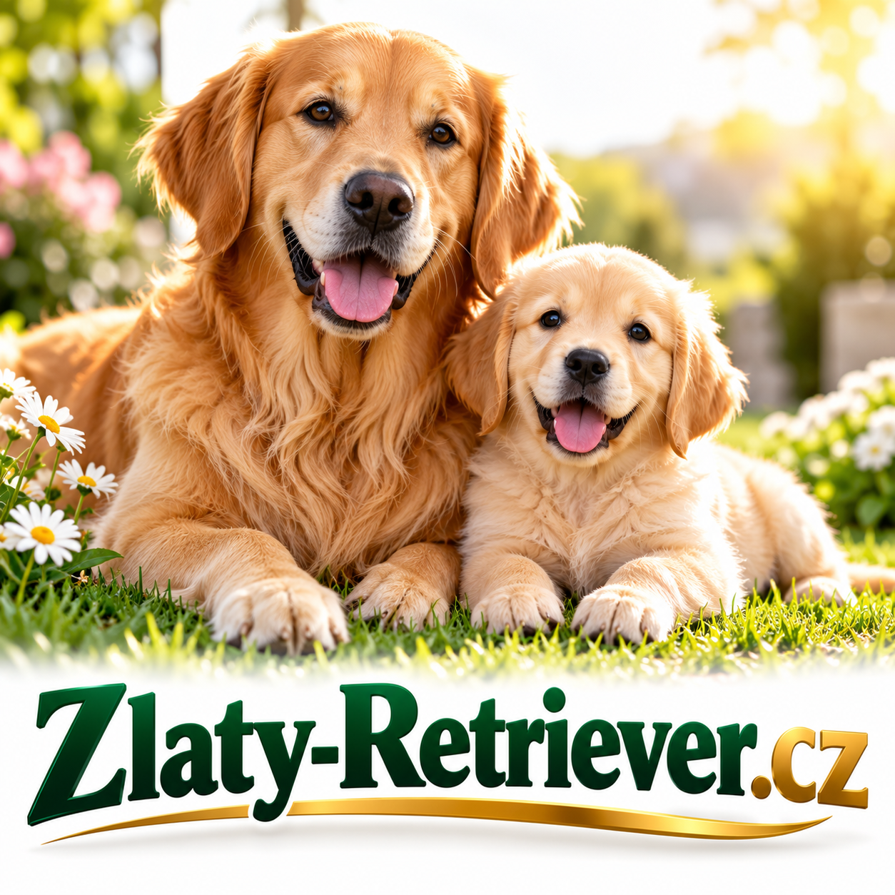 Zlaty-Retriever.cz – atraktivní .CZ doména pro chovatele zlatých retrívrů, štěňata, chovatelské stanice a kynologii