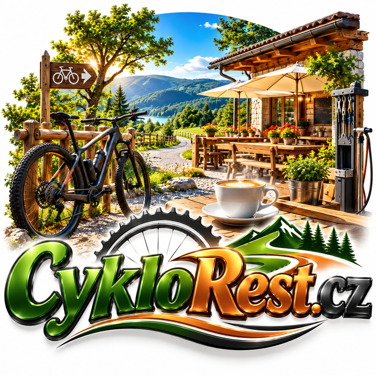 CykloRest.cz – originální .CZ doména pro cyklistické občerstvení, restaurace, kavárny a odpočinková místa na cyklotrasách