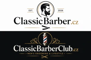 ClassicBarber.cz + ClassicBarberClub.cz – 2 .cz domény pro barbershop a pánskou grooming značku (KOMISNÍ PRODEJ)
