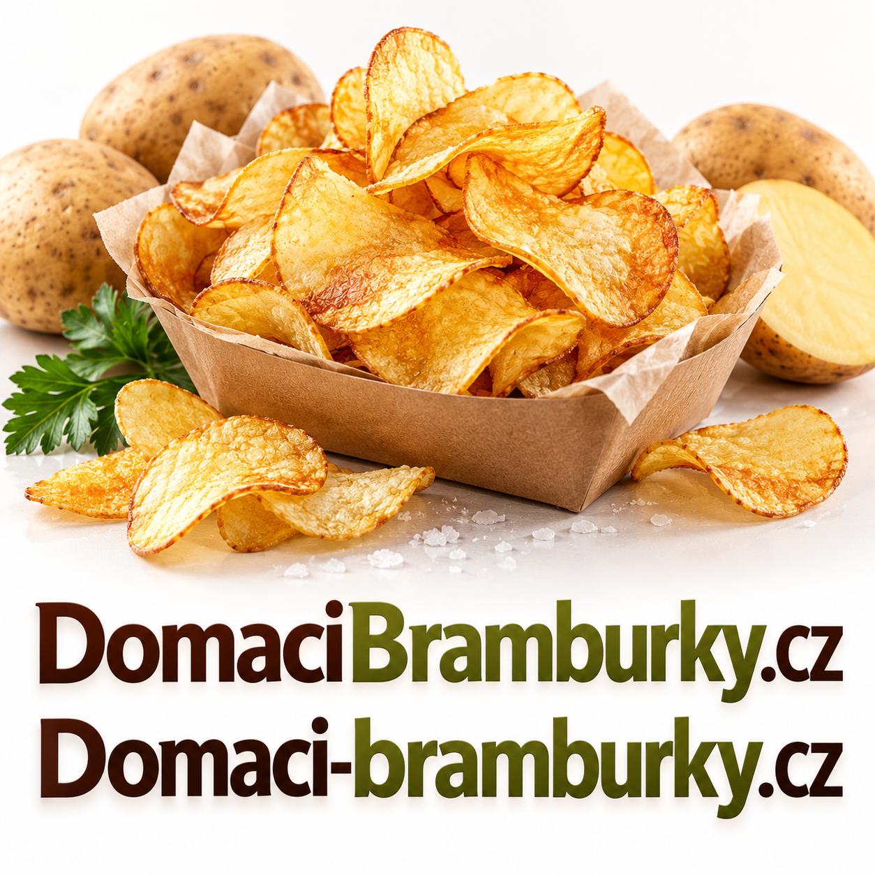 DomaciBramburky.cz + Domaci-bramburky.cz – 2 .CZ domény pro výrobce brambůrků, chipsů a slaných pochutin