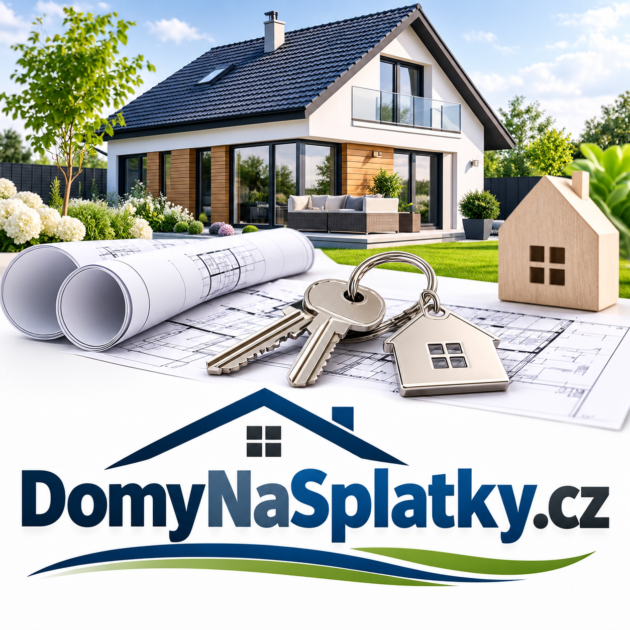 DomyNaSplatky.cz – atraktivní .CZ doména pro prodej rodinných domů na splátky, bydlení a realitní projekty