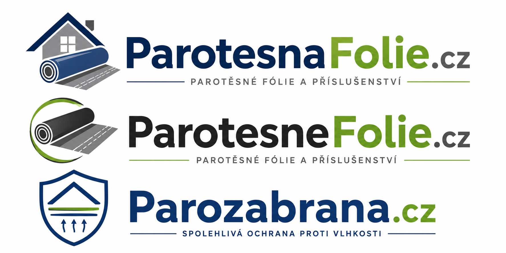 ParotesnaFolie.cz + ParotesneFolie.cz + Parozabrana.cz – 3 .CZ domény pro stavební fólie, parozábrany a zateplení