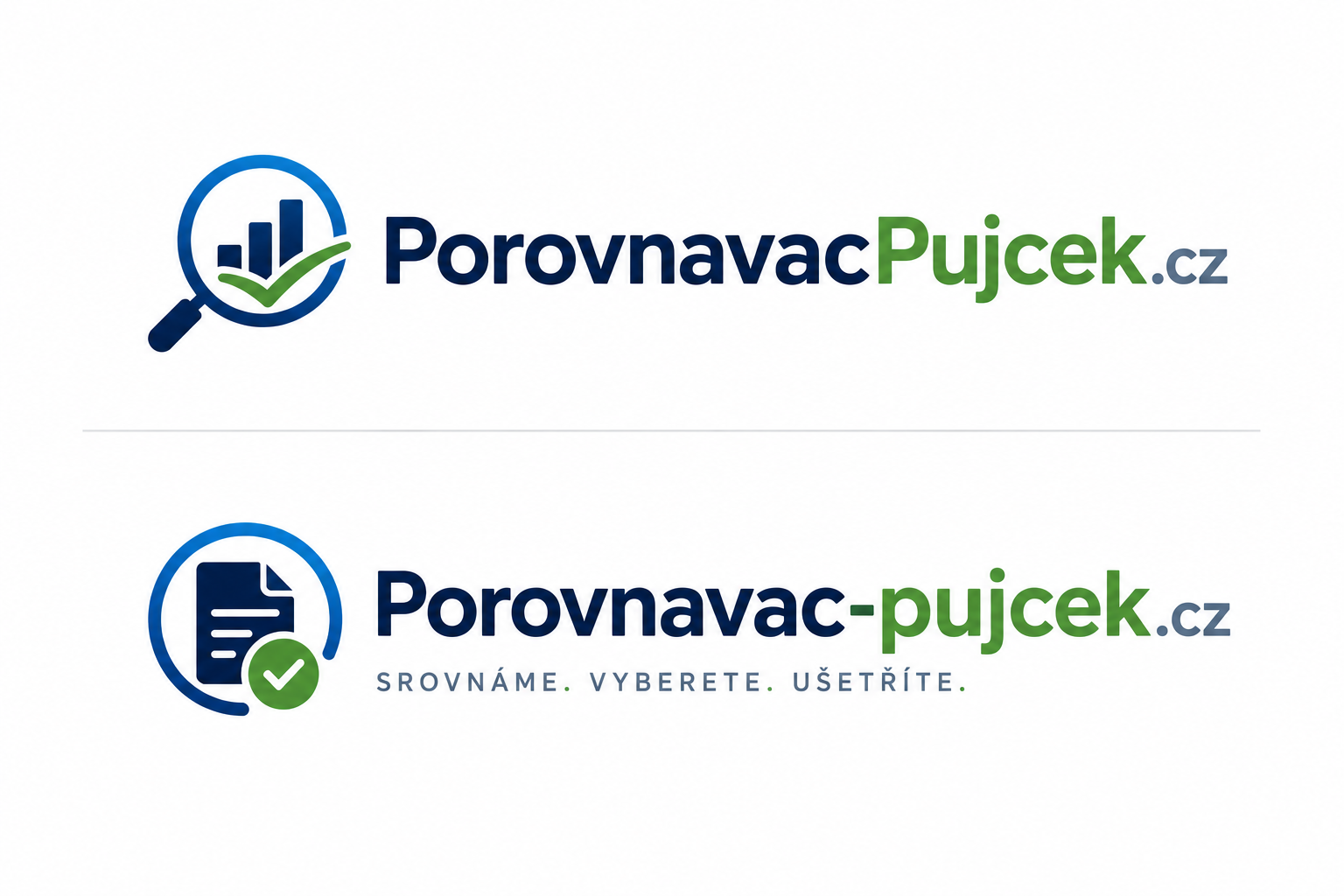 PorovnavacPujcek.cz + Porovnavac-pujcek.cz – 2 prémiové .CZ domény pro srovnávání půjček, úvěrů a finanční služby