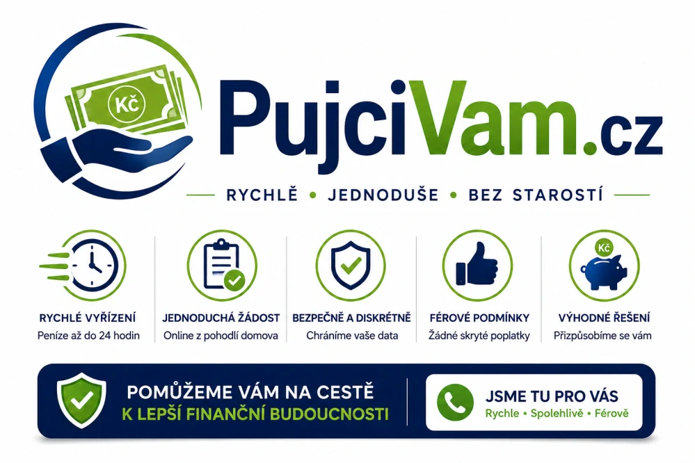 PujciVam.cz + Pujci-vam.cz – prémiový balíček domén pro půjčky a finanční služby