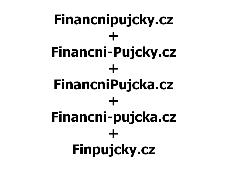 FinančníPůjčky.cz – Prémiové domény pro finance, půjčky a úvěry aj.