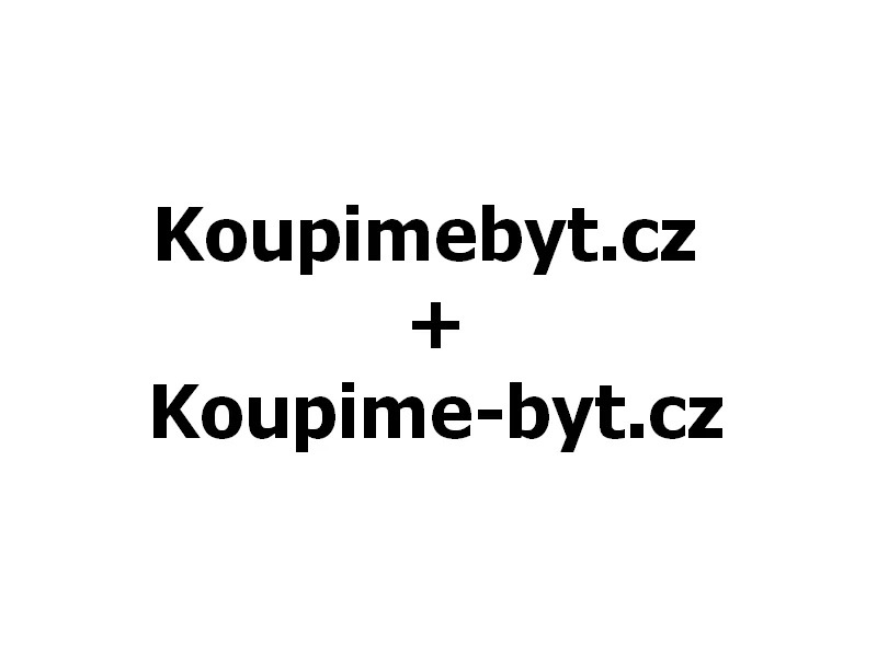 Koupimebyt.cz + Koupime-byt.cz  - EXKLUZIVNÍ NABÍDKA: 2 Prémiové Realitní domény s okamžitým potenciálem