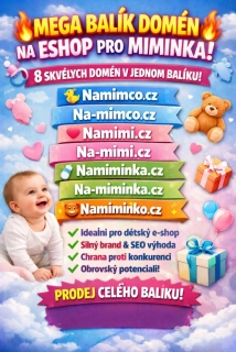 Namimco.cz + Na-mimco.cz + Namimi.cz + Na-mimi.cz + Namiminka.cz + Na-miminka.cz + Namiminko.cz + Na-miminko.cz.