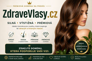 ZdraveVlasy.cz – Prémiová doména pro zdravé a krásné vlasy | Ideální pro e-shop i značku